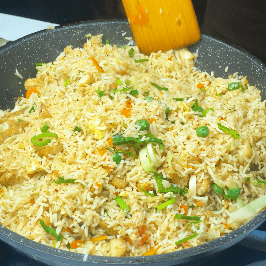 roast chicken fried rice